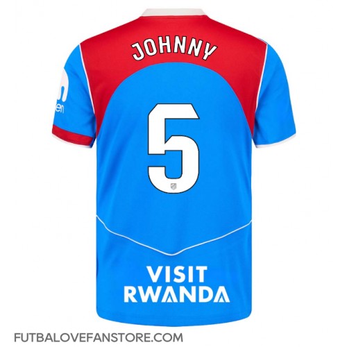 Atletico Madrid Johnny Cardoso #5 Tretí futbalový dres 2025-26 Krátky Rukáv Atletico Madrid Johnny Cardoso #5 Tretí futbalový dres 2025-26 Krátky Rukáv